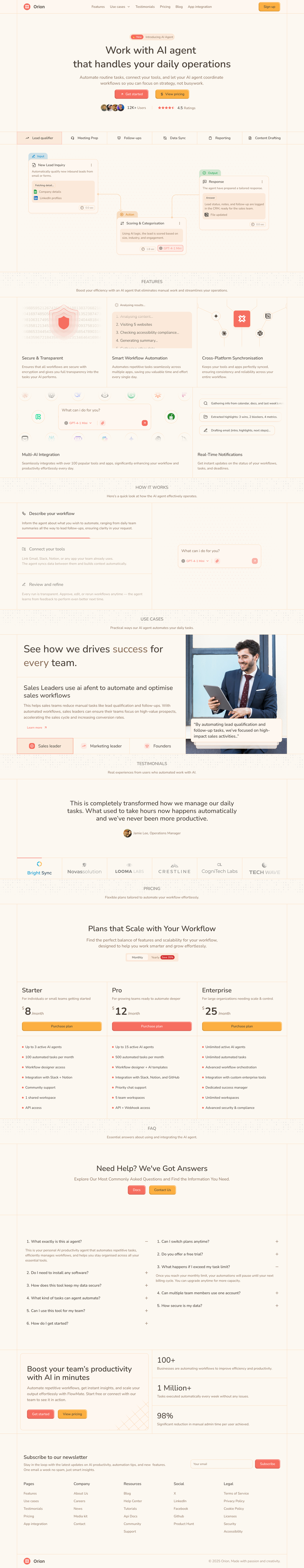 Orion - Shadcn UI AI Agent Landing Page Template-large-image-1