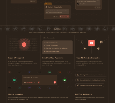 Orion - Shadcn UI AI Agent Landing Page Template-small-image-5