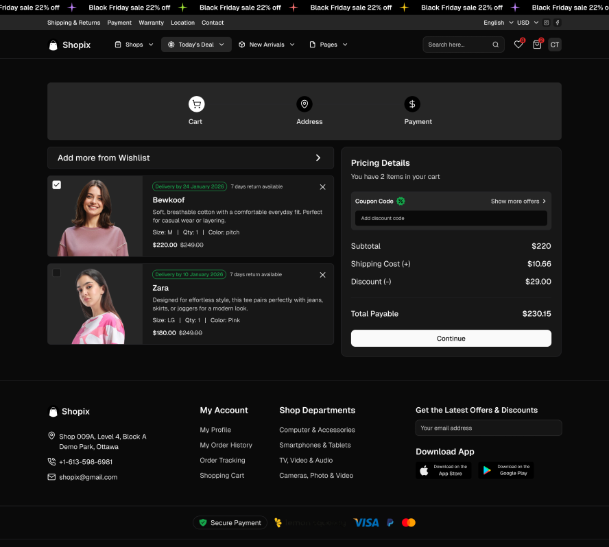 Shopix - Shadcn UI eCommerce Template (Full)-small-image-4