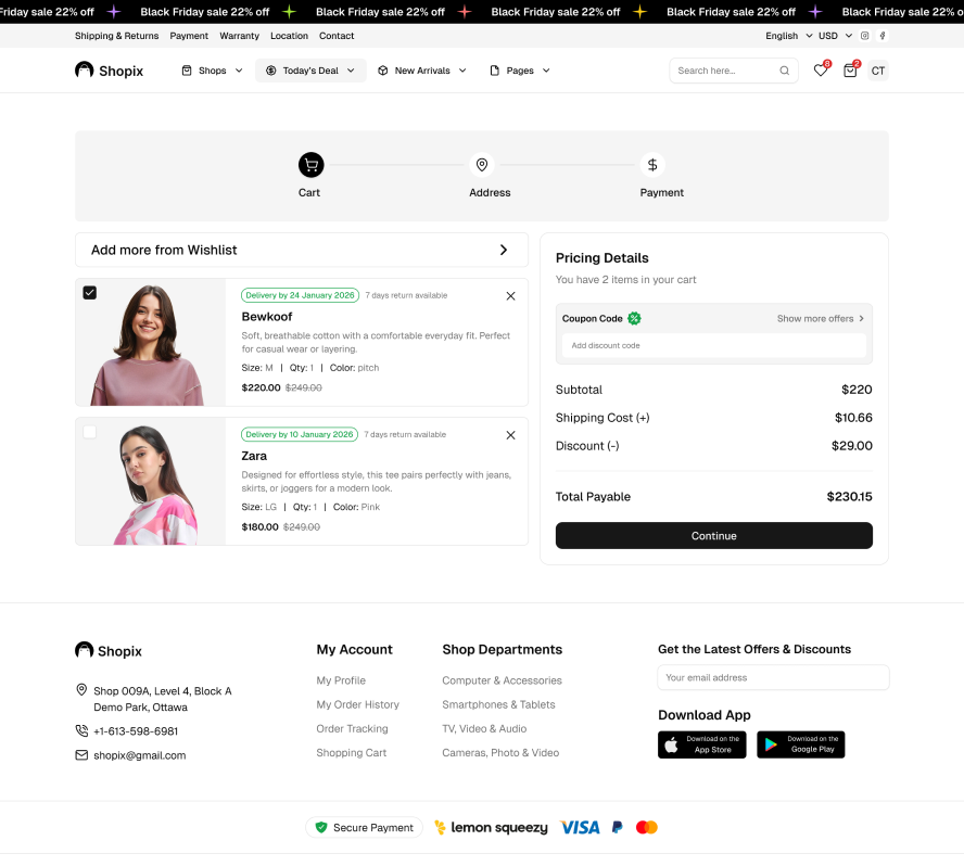 Shopix - Shadcn UI eCommerce Template (Full)-small-image-4