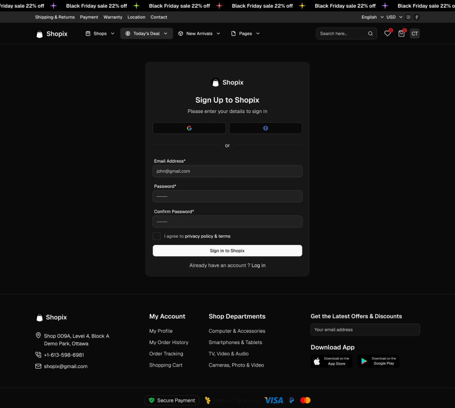 Shopix - Shadcn UI eCommerce Template (Full)-small-image-5