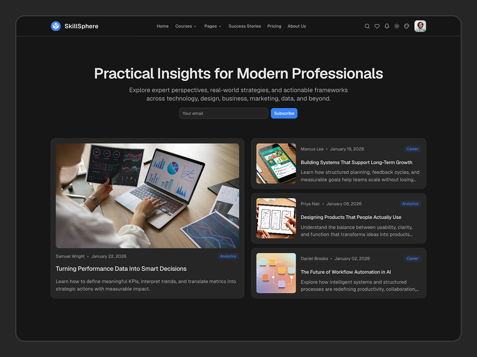 Blog List Page