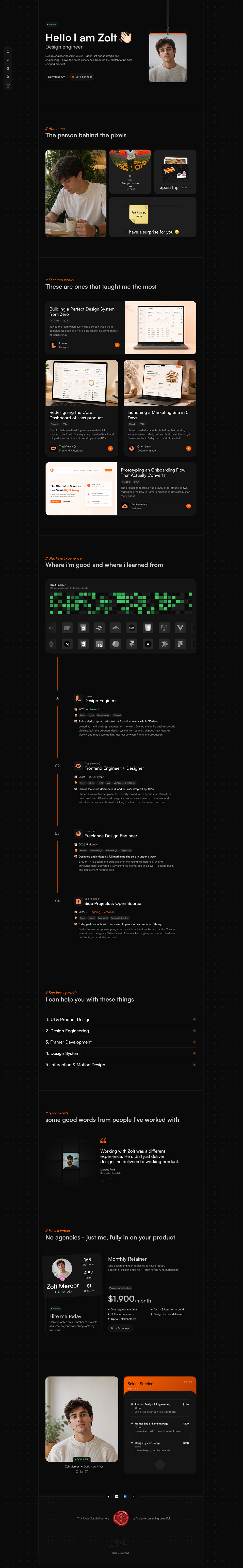 Zolt - Shadcn UI Portfolio Template - Free-large-image-1