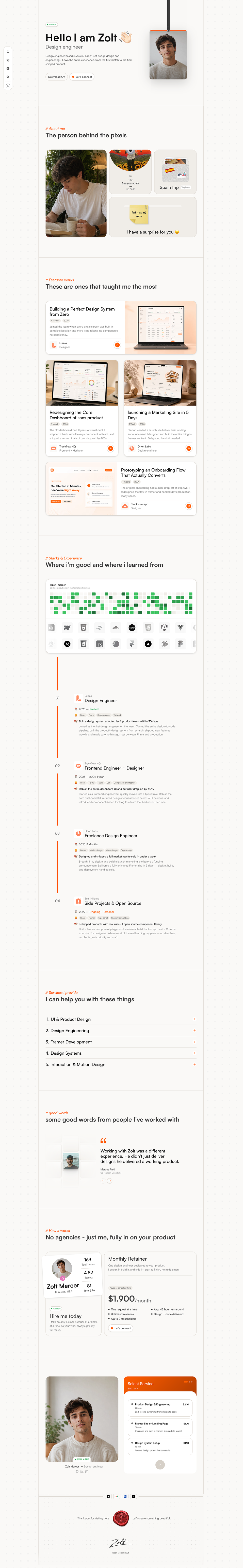 Zolt - Shadcn UI Portfolio Template - Free-large-image-1