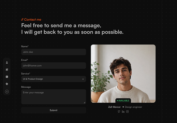 Zolt - Shadcn UI Portfolio Template - Free-small-image-2