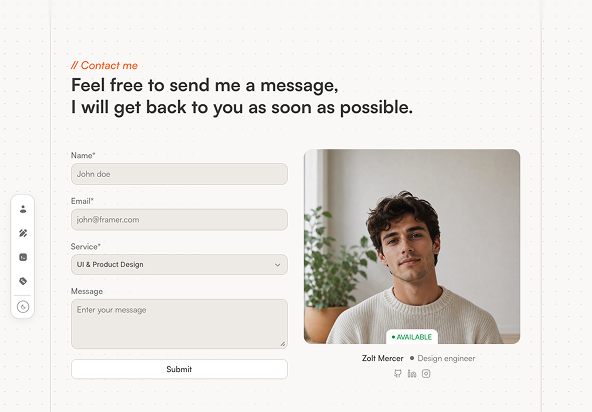 Zolt - Shadcn UI Portfolio Template - Free-small-image-2
