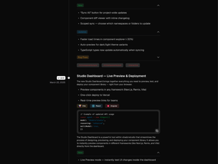 Landing Page Changelog 2