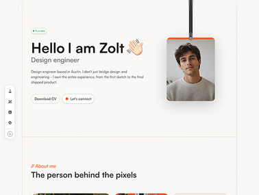Landing Page Portfolio 1