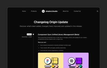 Changelog Pages