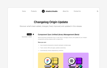 Changelog Pages