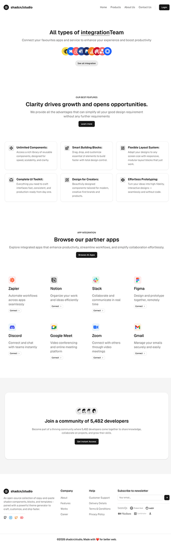 Integrations Page 5
