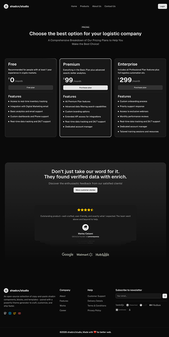 Pricing Page 1