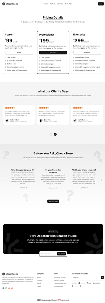 Pricing Page 7