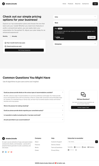 Pricing Page 11