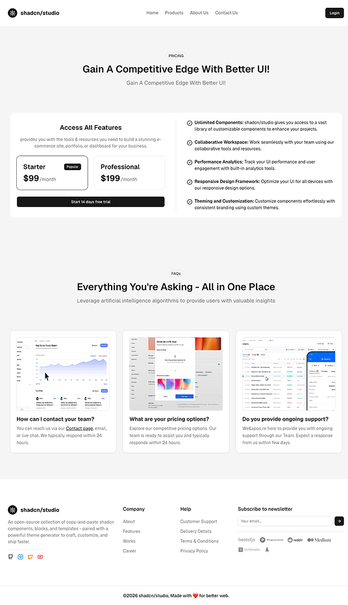 Pricing Page 13