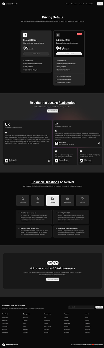 Pricing Page 14