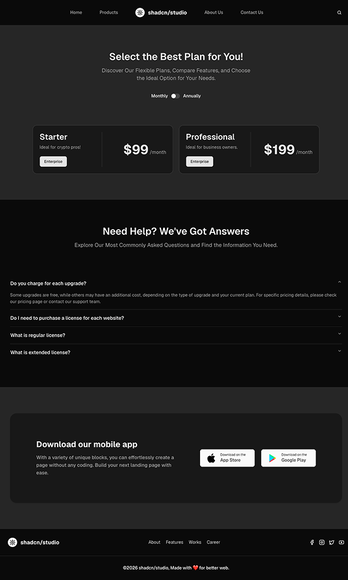 Pricing Page 16