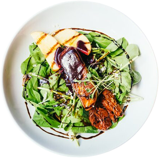 Balsamic Duck & Peach Salad